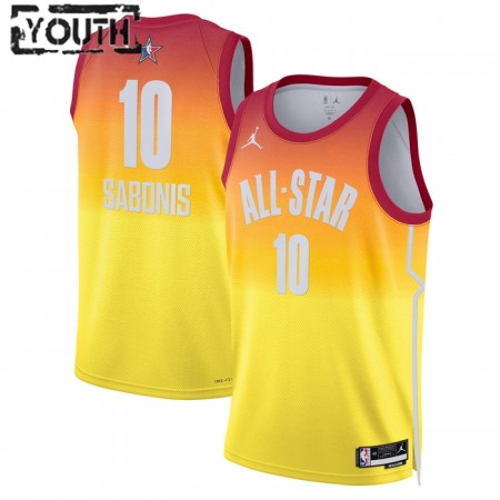Dres All-Star 2023 Team 2 Domantas Sabonis 10 Nike Naranča Swingman - Dječji